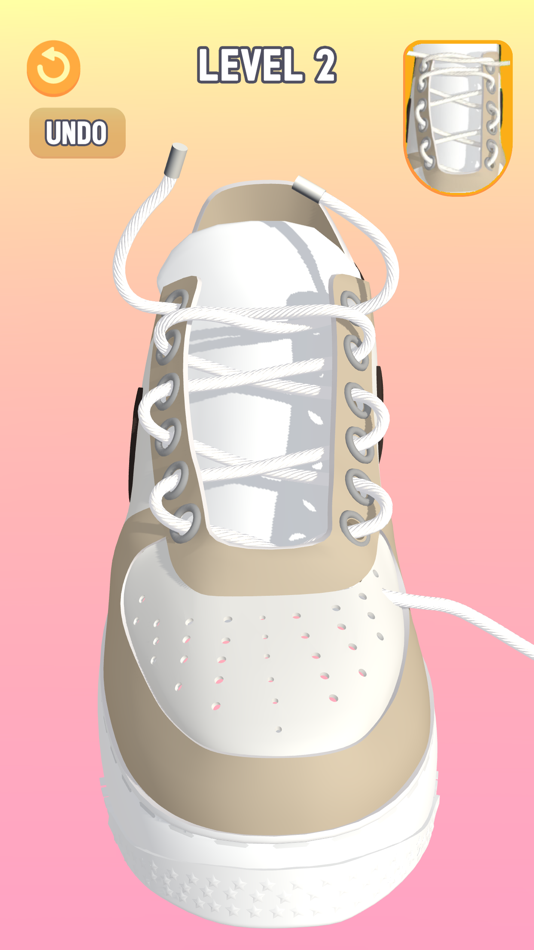 #2. Tie Shoe (iOS) 由: Melih Kavla