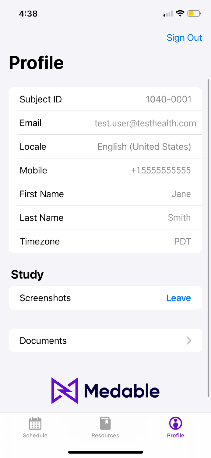 Medable Participant App