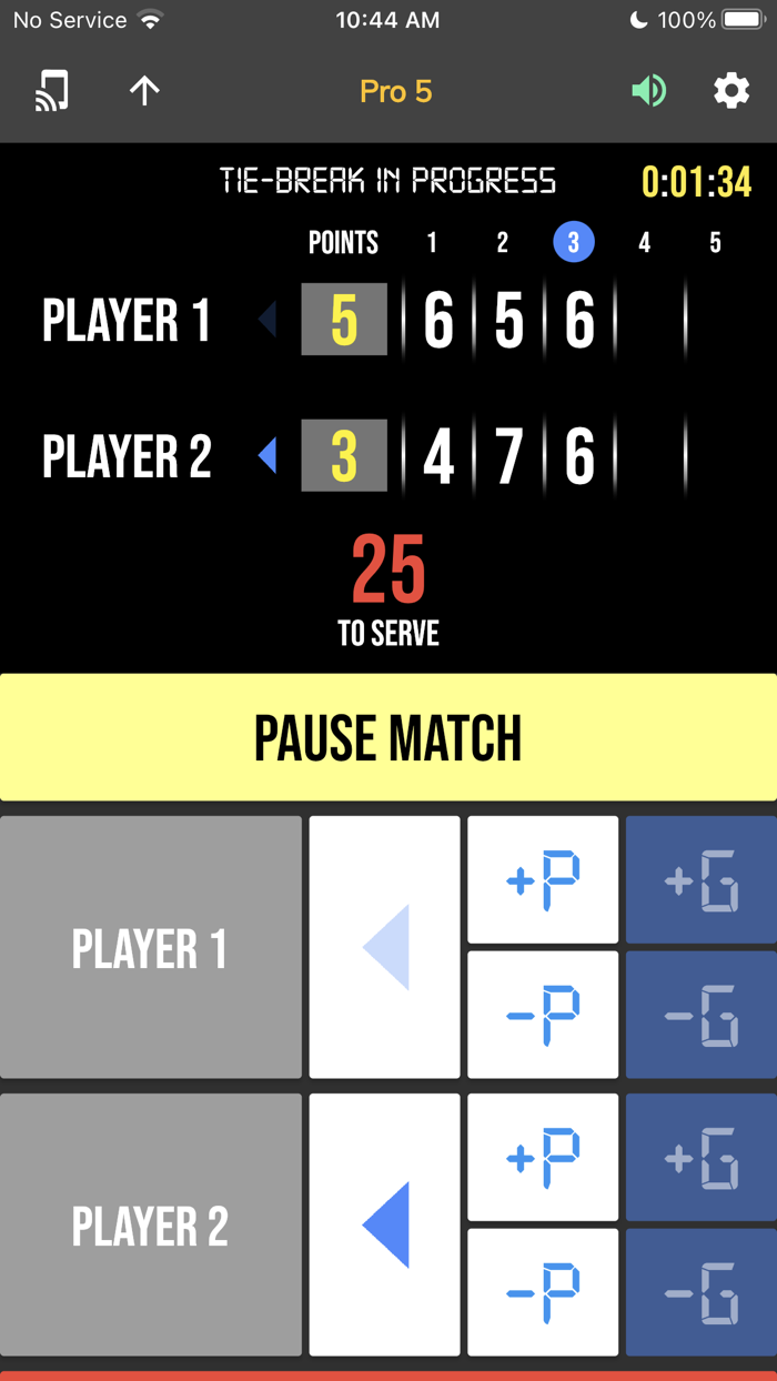 BT Tennis Controller