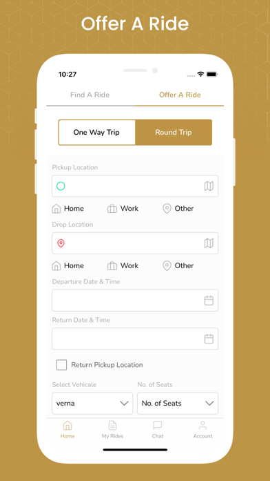 CrewCare RideShare Screenshot