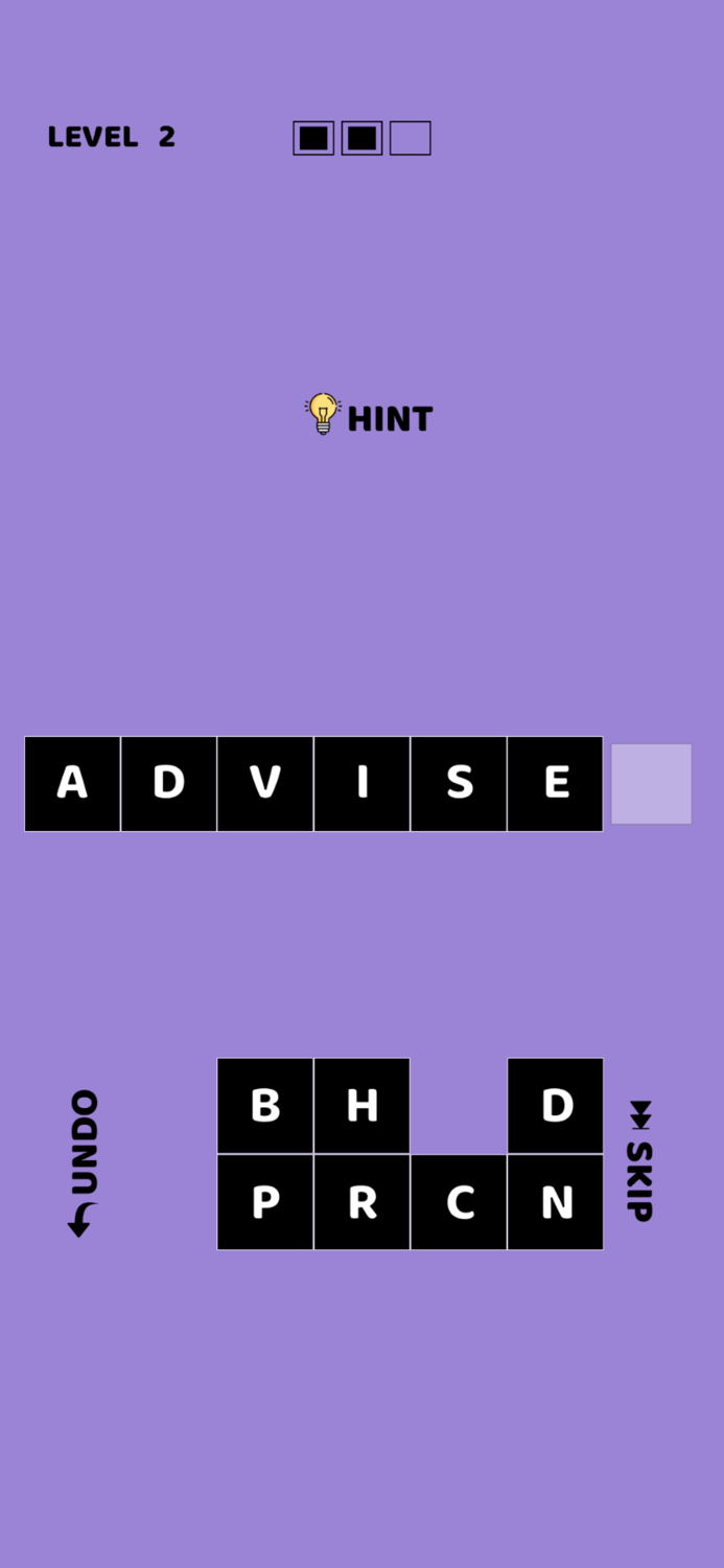 The Second Word - Crossword