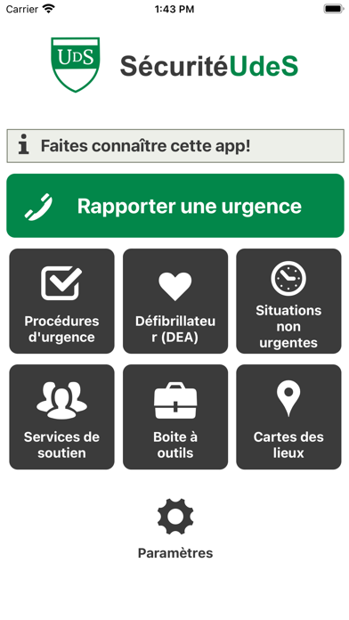 SécuritéUdeS Screenshot
