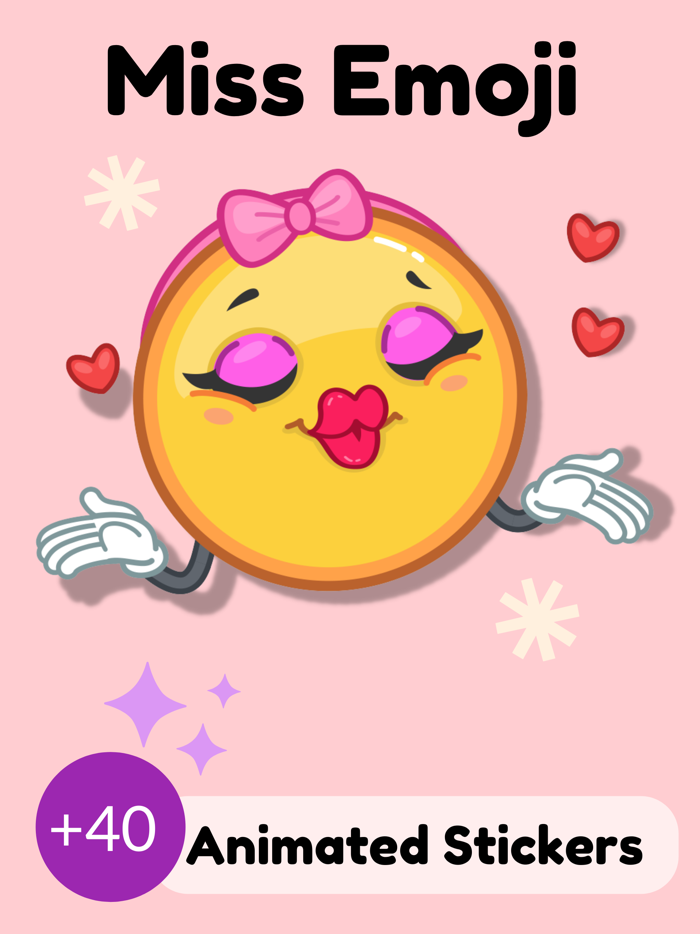 Miss Emoji - Animated Sticker