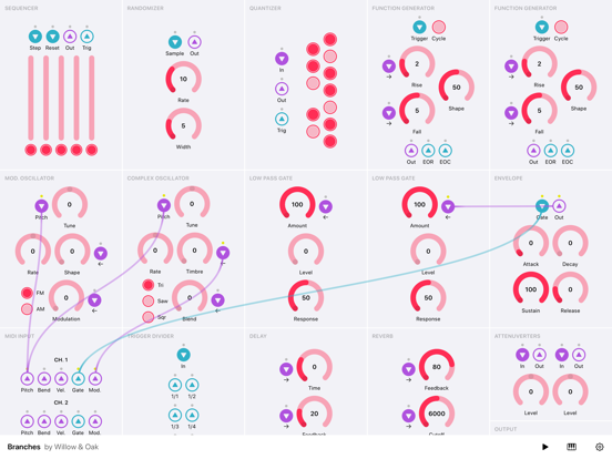 Screenshot #4 pour Branches - Semi-modular synth