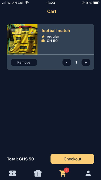 E-Ticket Scanner Screenshot