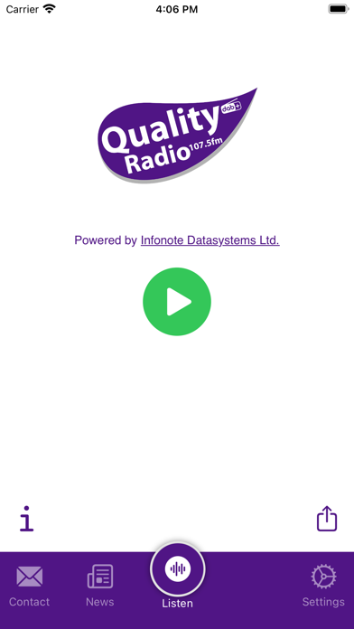 Quality Radio Screenshot