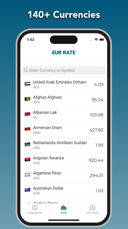 Currency Converter • Live Rate