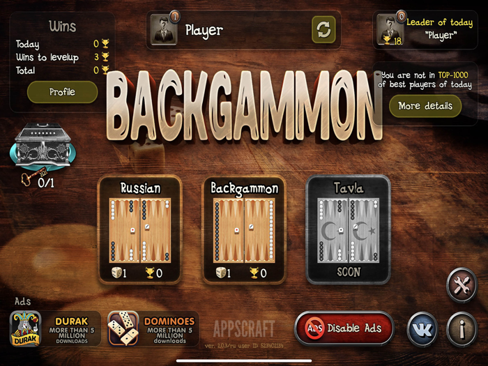 Backgammon Elite HD