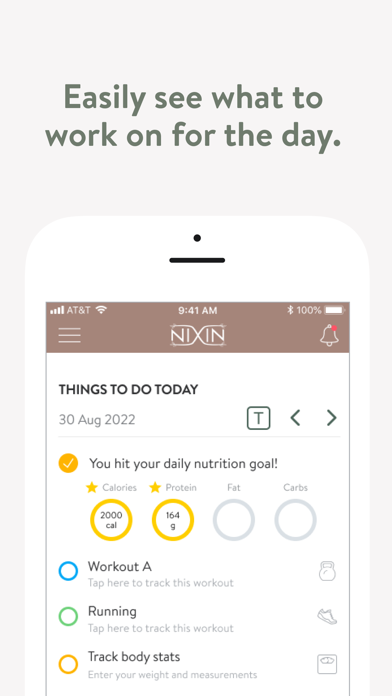 NIXIN Nutrition Screenshot