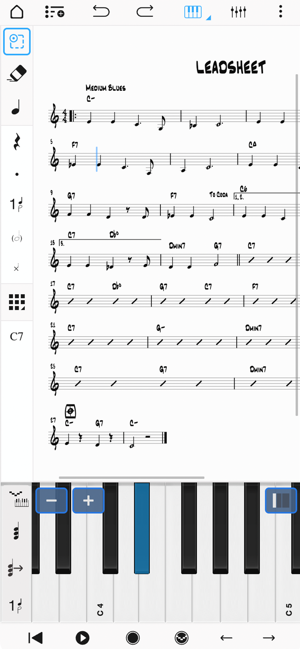 Notion: Music Notation and Tab Screenshot