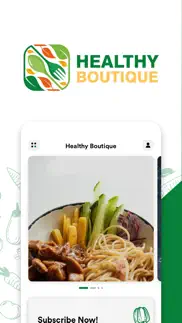 healthy boutique app iphone screenshot 1