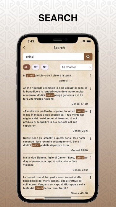 Italian Catholic Bible CEI Pro Screenshot