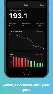 weight tracker - vekt iphone screenshot 4