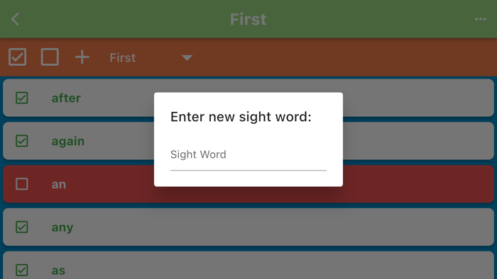 Sight Word Mastery Dolch