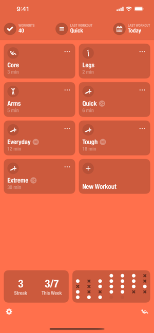 ‎Streaks Workout Screenshot