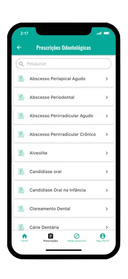 Game screenshot Prescrições Odonto apk