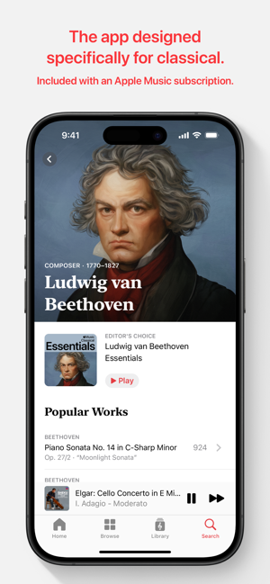 ‎Apple Music Classical Capture d'écran