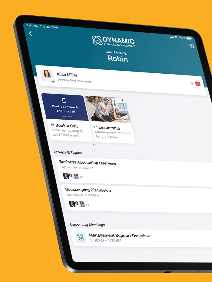 Dynamic Financial Management