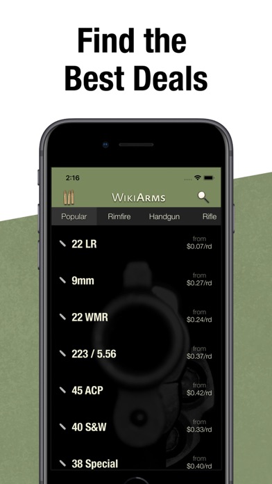 WikiArms Ammo & Firearm Engine Screenshot