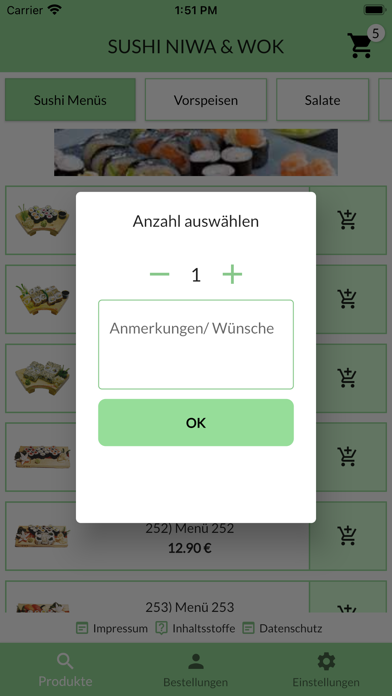 Sushi Niwa Muenchen Screenshot