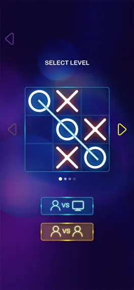 Game screenshot Tic Tac Toe Glow - XOXO hack