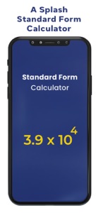 Standard Notation Form Calc screenshot #1 for iPhone