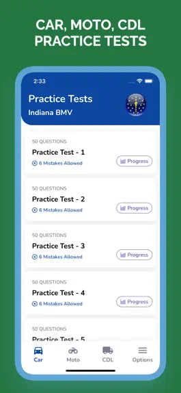 Game screenshot Indiana IN BMV Permit Test mod apk