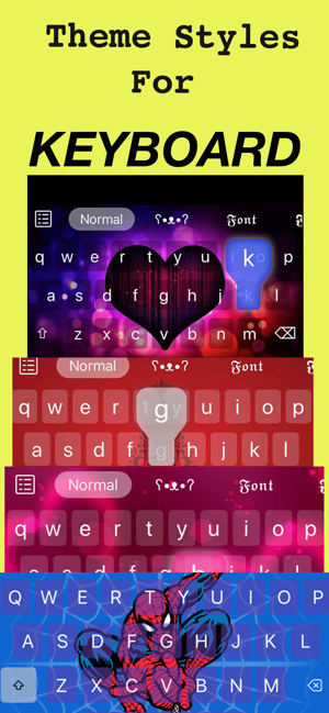 ‎Lettertypetoetsenbord - Schermafbeelding Chat met lettertypen