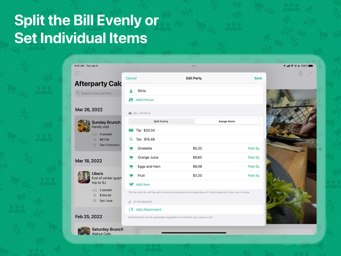 The Afterparty Calculator