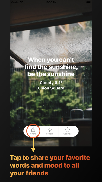 WoW: Words on Weather Screenshot