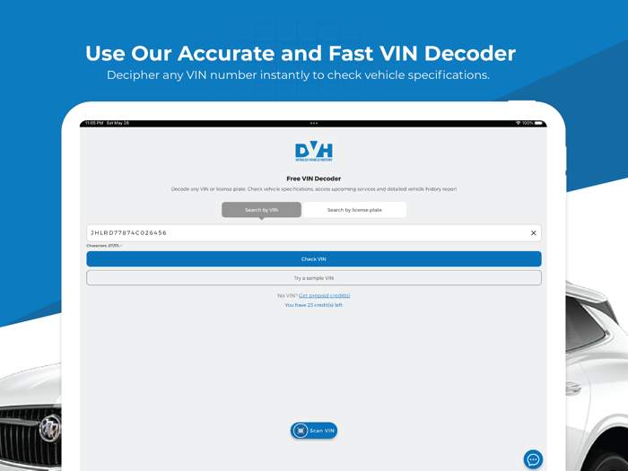 VIN Decoder and Vehicle History
