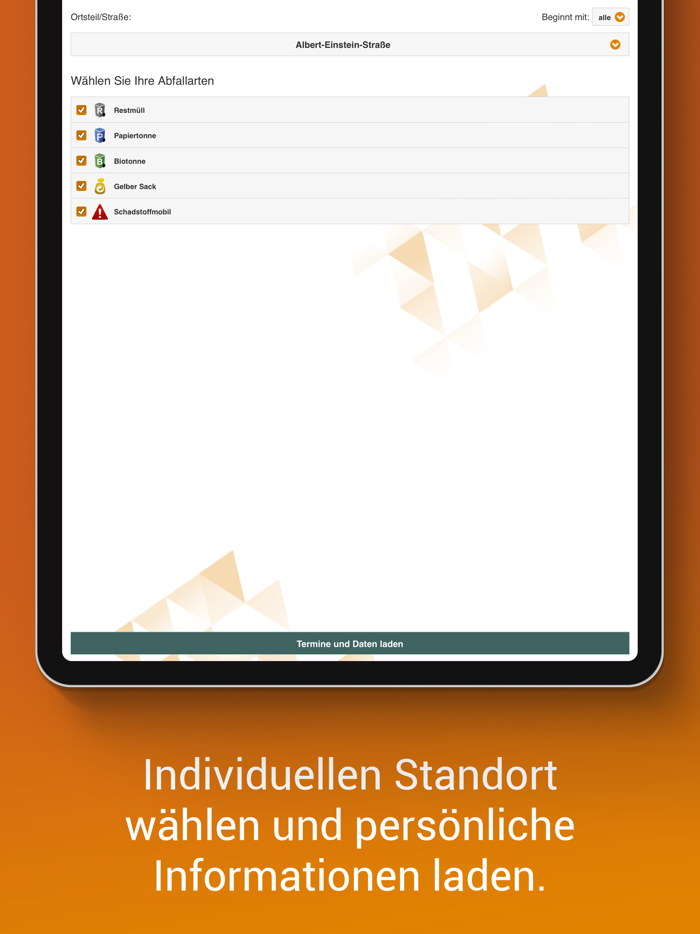 Altenburg Abfall-App