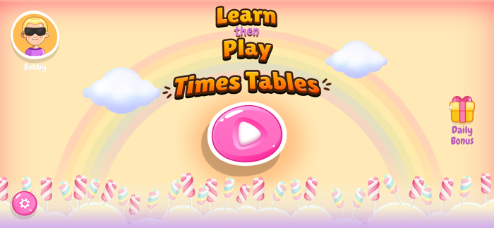 Learn then Play Times Tables