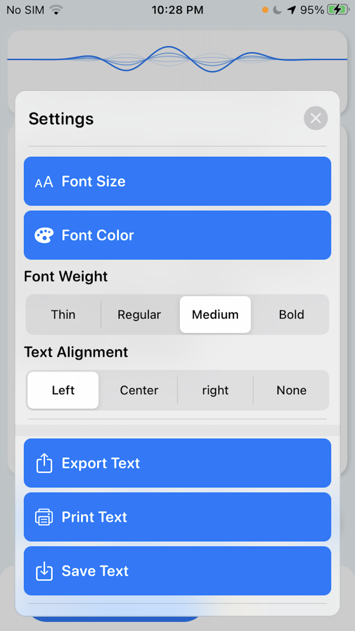 Dictation to text - transcribe