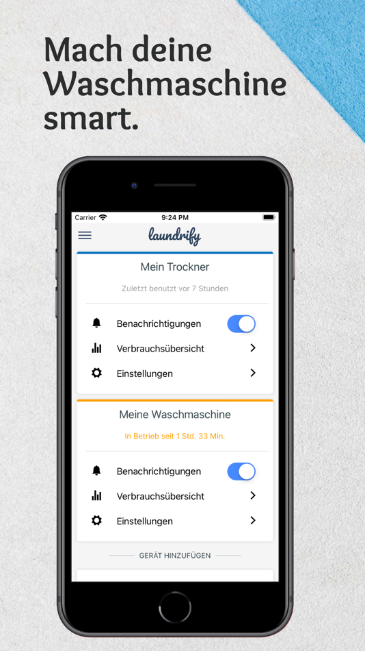 #1. laundrify (iOS) 由: Mad Lab UG (haftungsbeschrankt)