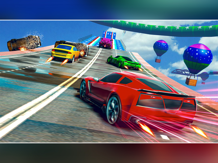 High Jump Car Stunt 3D Driver