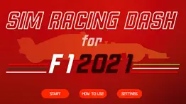 sim racing dash for f12021 iphone screenshot 2