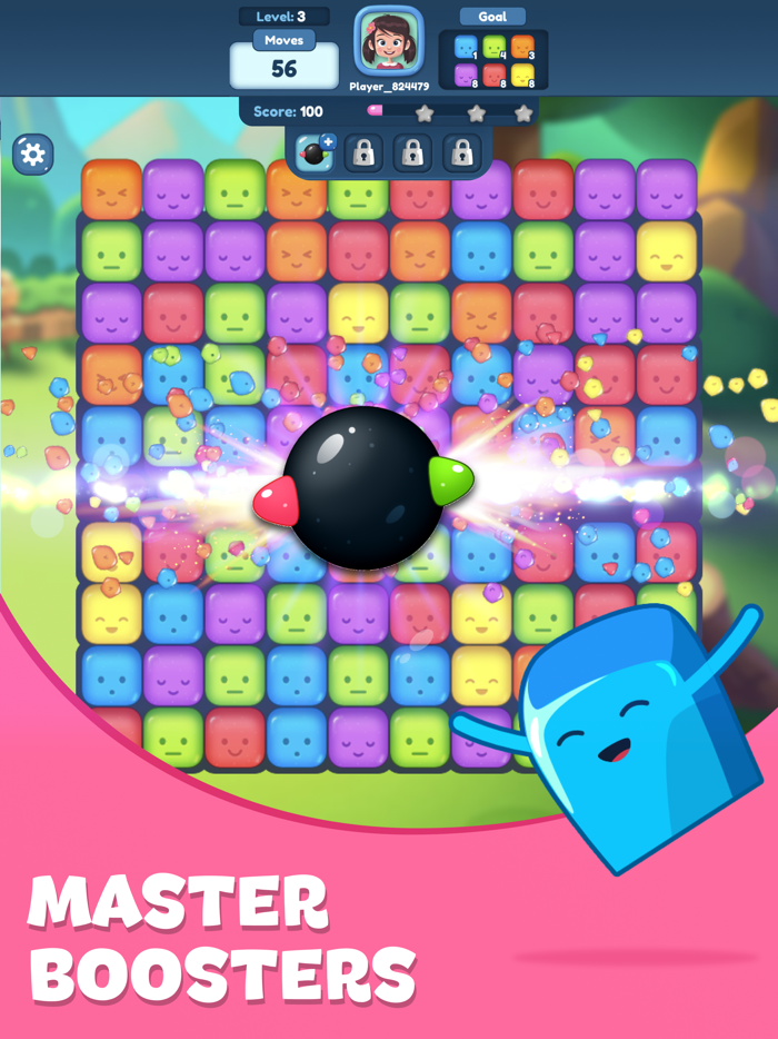 Pop Block Puzzle Match 3 Game