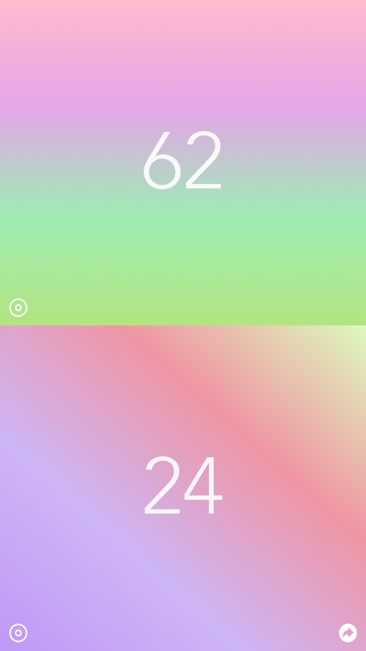 #6. Rainbow Counter (iOS) Podle: Goro Sato