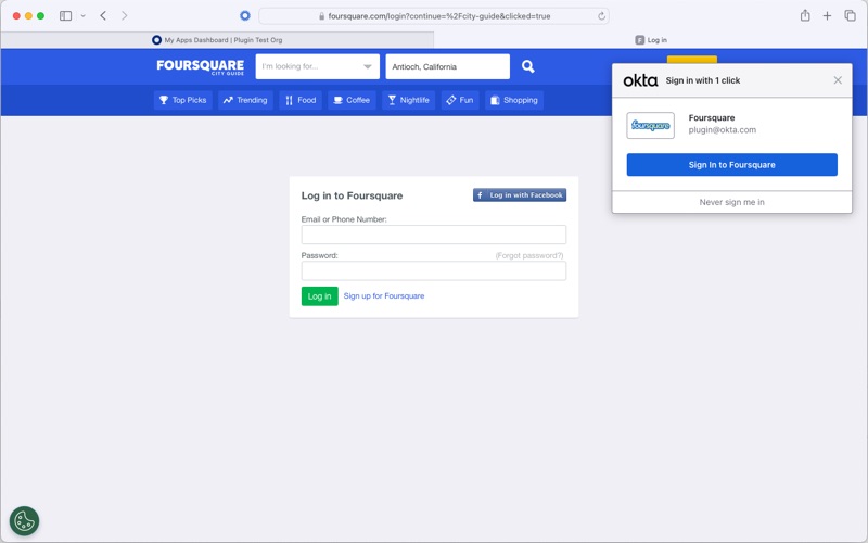 Screenshot #2 pour Okta Extension App