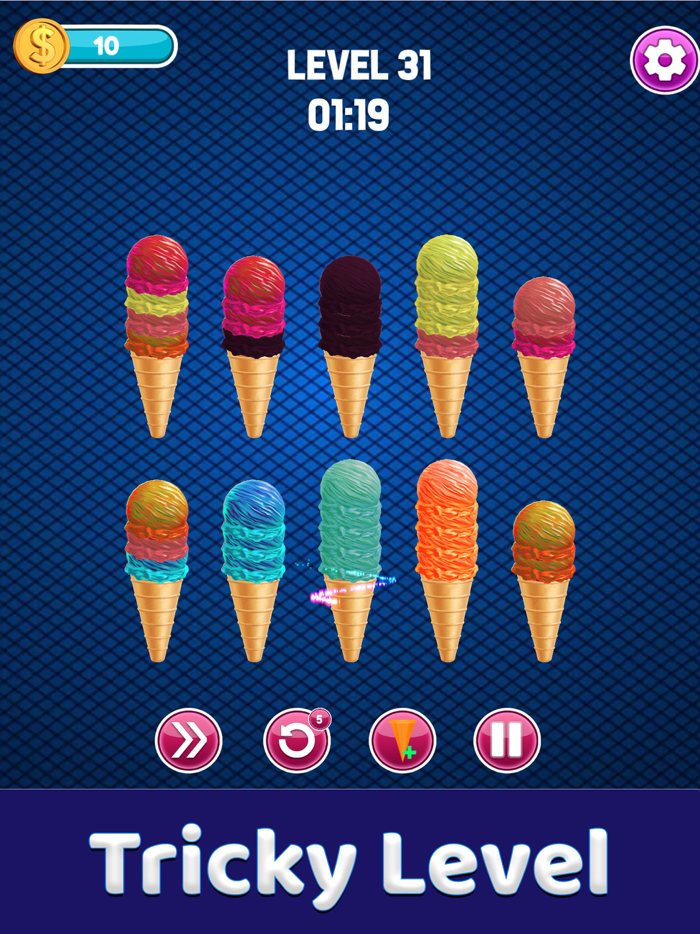 Ice Cream Sort Puzzle Dessert