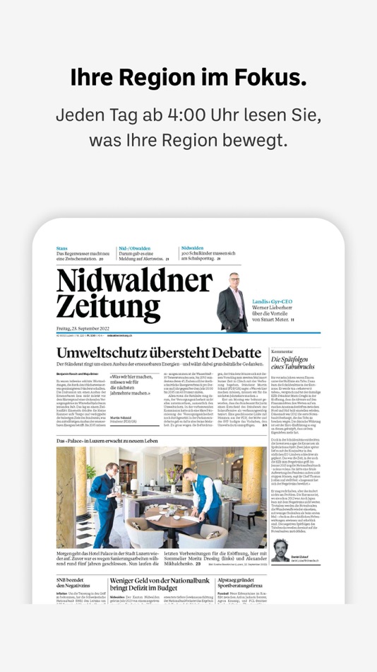 Nidwaldner Zeitung E-Paper - 6.17 - (iOS)