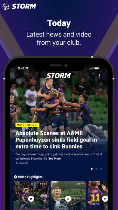 Melbourne Storm Screenshot