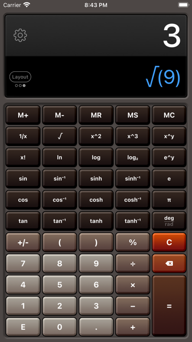 Screenshot #3 pour Calculator HD Pro Lite