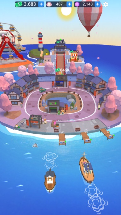Idle Fishing Village Tycoon Screenshot