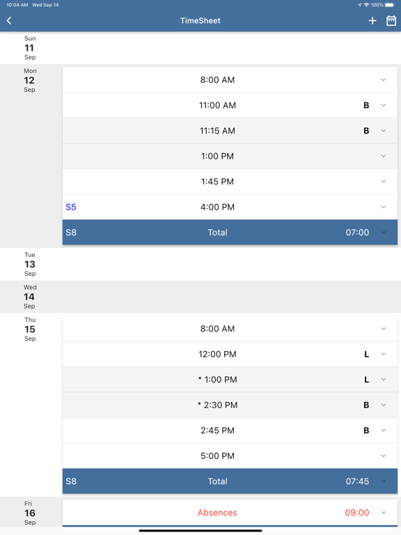Screenshot #6 pour TimeTrex