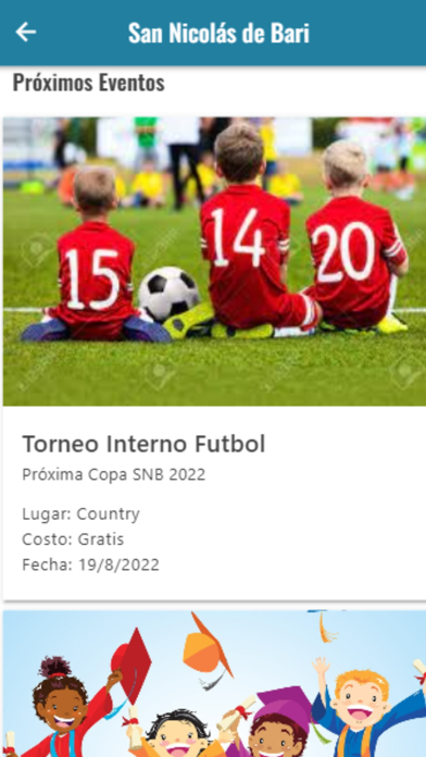 Colegio San Nicolás de Bari Screenshot
