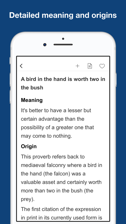 #2. Dictionary of Phrase Origins (iOS) By: Thanh Nguyen