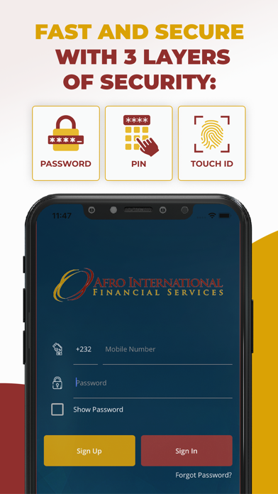 Afro Mobile Money Screenshot
