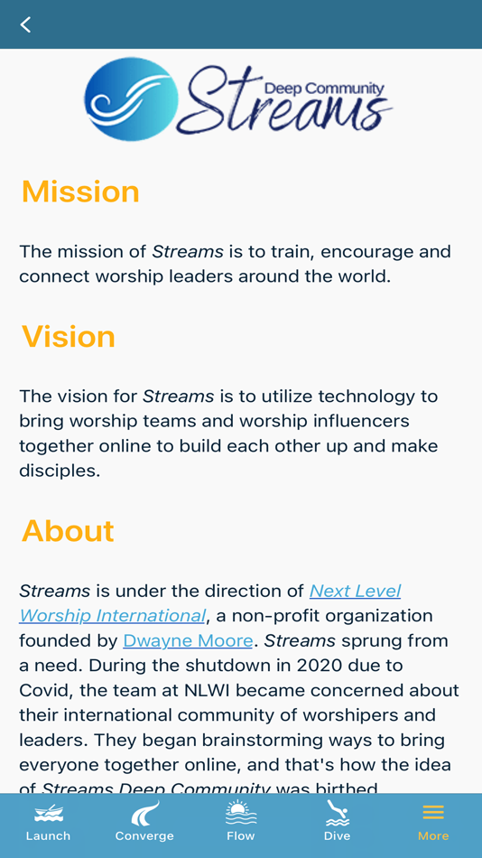 #4. Streams Community (iOS) 由: Dwayne Moore